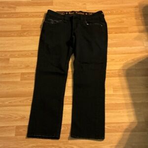 Rock Revival Black Straight Leg Jeans
